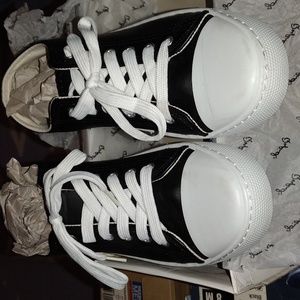 Qupid Black Sneakers Shoes size 7